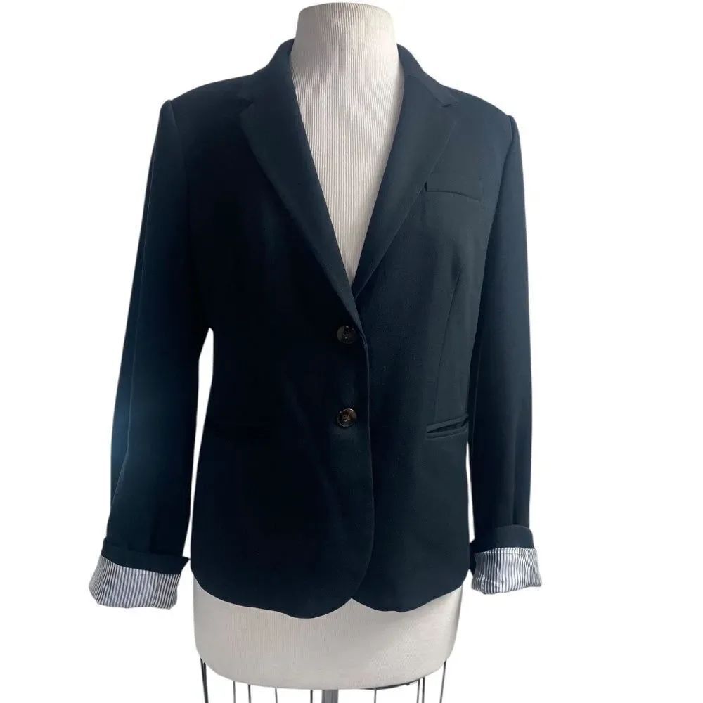 J Crew M Blazer Original Schoolboy Black bus casual or weekender